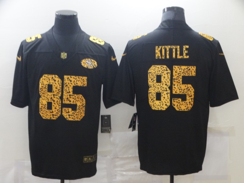 Men's San Francisco 49ers George Kittle #85 Black Team Jersey